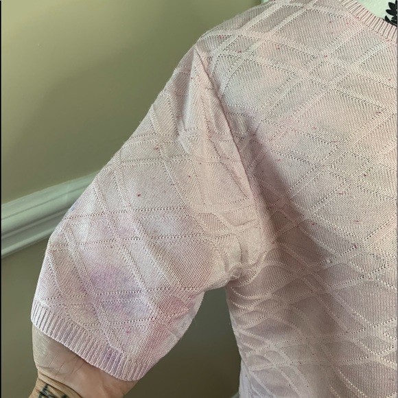 Alfred Dunner, Women’s short sleeve sweater, hand dyed and Upcycled, size medium - Picture 3 of 12